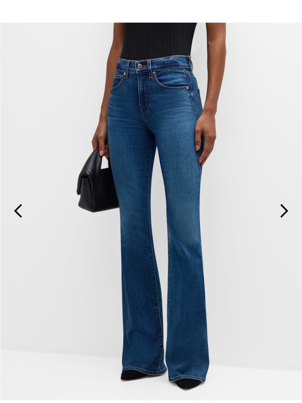 Veronica Beard Beverly High-Rise Flare Jeans
